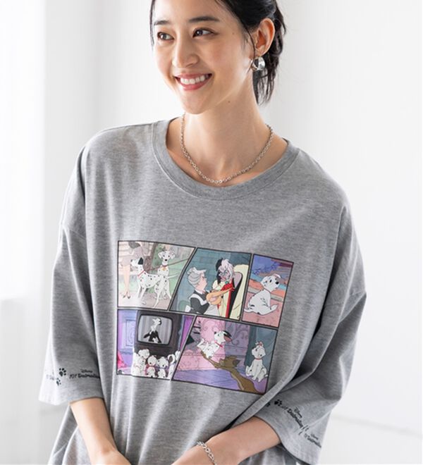「＜Ｄｉｓｎｅｙ＞ディズニー映画ＰＨＯＴＯ風Ｔシャツ（チュニック）」｜詳細画像