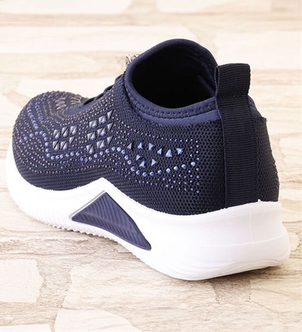 ルフラン（ルフラン）の「ビジュー付きレースアップスニーカー（スニーカー）」｜詳細画像