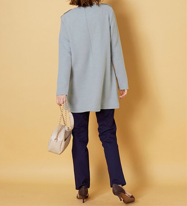 BELLUNA（ベルーナ）の「サイドジッパー付ファー切替チュニック（チュニック）」｜詳細画像