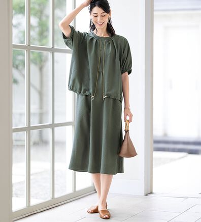 ルフラン（ルフラン）の「お買得＊活躍ブルゾン＆ワンピ（ブラウススーツ）」