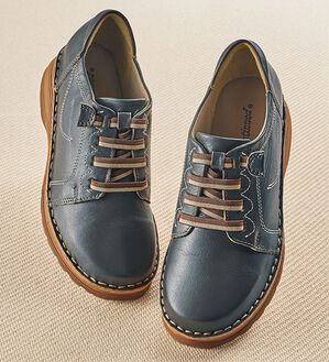 「柔らか山羊革４Ｅ　甲ゴムウォーキング（スニーカー）」｜グレー