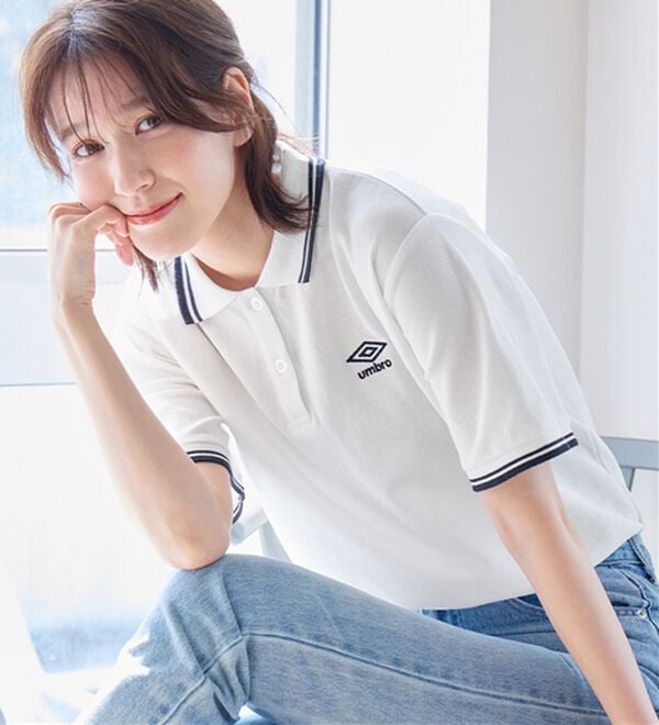 alotta（アロッタ）の「【アンブロ】　配色デザインポロシャツ（ポロシャツ）」｜詳細画像