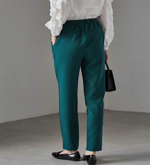 RANAN（ラナン）の「【選べる股下】美脚シルエットタックパンツ（股下６１・６５ｃｍ）（フルレングスパンツ）」｜詳細画像