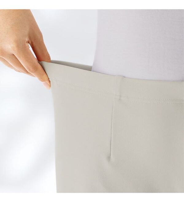 BELLUNA（ベルーナ）の「日本製抗菌防臭ハイテンションストレートパンツ（フルレングスパンツ）」｜詳細画像