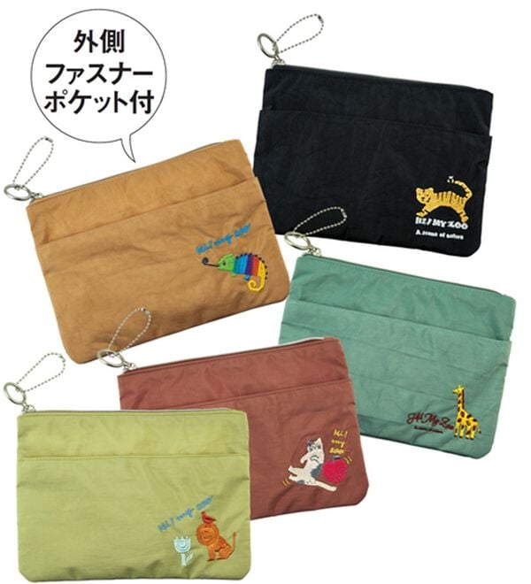 ルフラン（ルフラン）の「【２点セット】＜ハイマイズー＞刺繍トート＆ポーチ２点セット（トートバッグ）」｜詳細画像