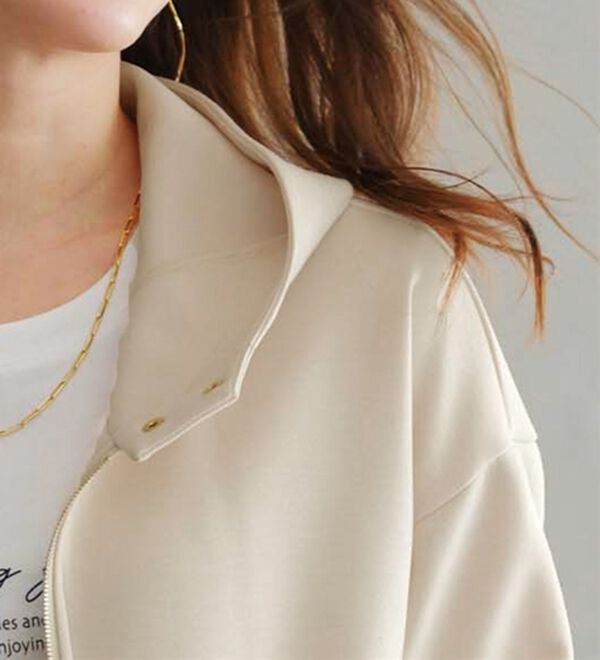 BELLUNA（ベルーナ）の「衿デザインロング丈パーカー（パーカー）」｜詳細画像