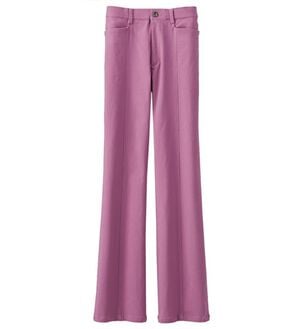 BELLUNA（ベルーナ）の「ウルトラ美脚ストレッチパンツ（フルレングスパンツ）」｜フューシャピンク