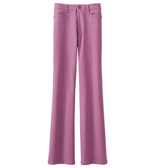 BELLUNA（ベルーナ）の「ウルトラ美脚ストレッチパンツ（フルレングスパンツ）」｜フューシャピンク