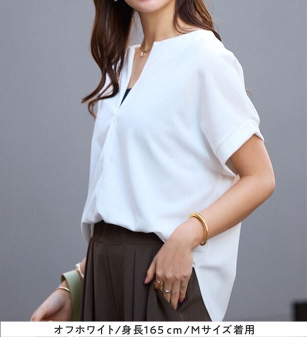 alotta（アロッタ）の「ジップ使いドルマンブラウス（ブラウス）」｜詳細画像