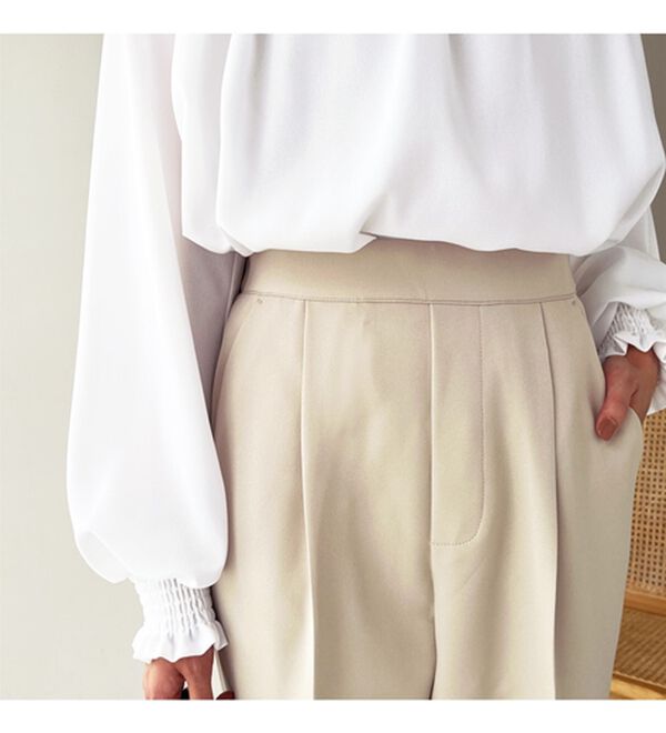 GeeRA（ジーラ）の「美脚きれい魅せ！テーパードパンツ（フルレングスパンツ）」｜詳細画像