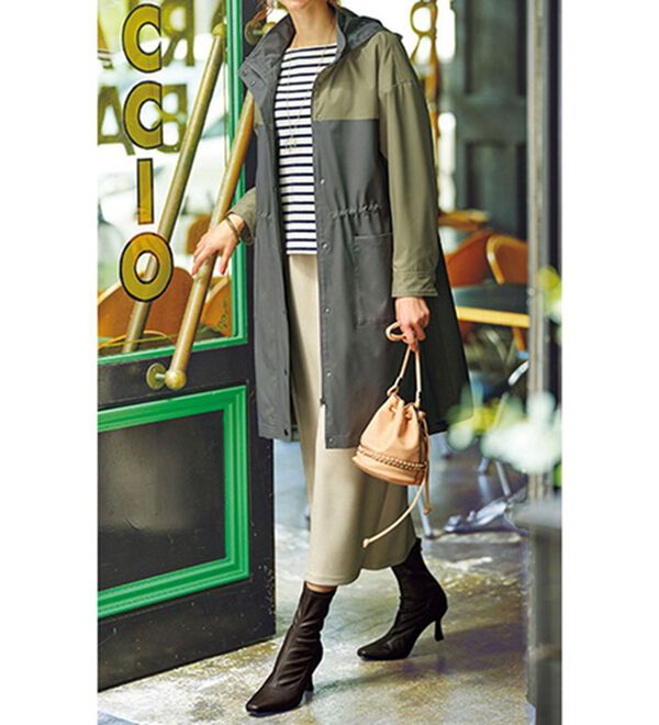 BELLUNA（ベルーナ）の「春に嬉しい機能付ロングマウンテンパーカー（ハーフコート）」｜詳細画像