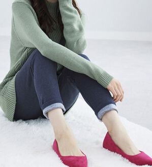 BELLUNA（ベルーナ）の「ふんわりぬくぬくレギンスパンツ（スパッツ・レギンス）」｜詳細画像