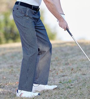 「【２本組】＜トランスコンチネンツ＞アクティブゴルフパンツ（メンズフルレングスパンツ）」｜詳細画像