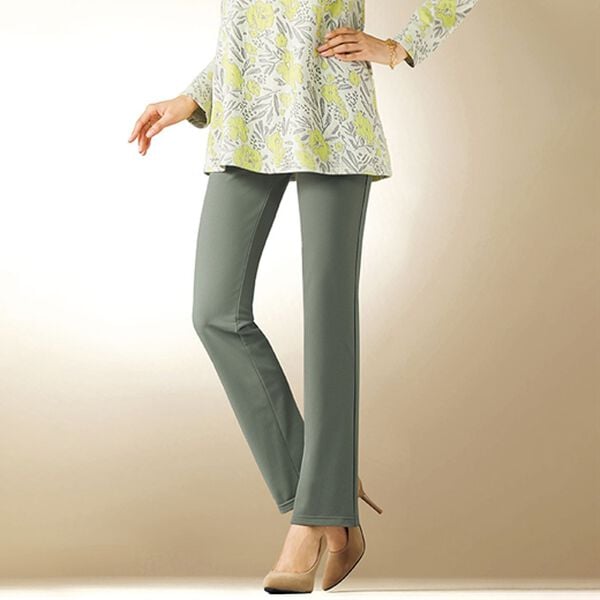 BELLUNA（ベルーナ）の「日本製静電気防止裏起毛ハイテンションパンツ（フルレングスパンツ）」｜詳細画像