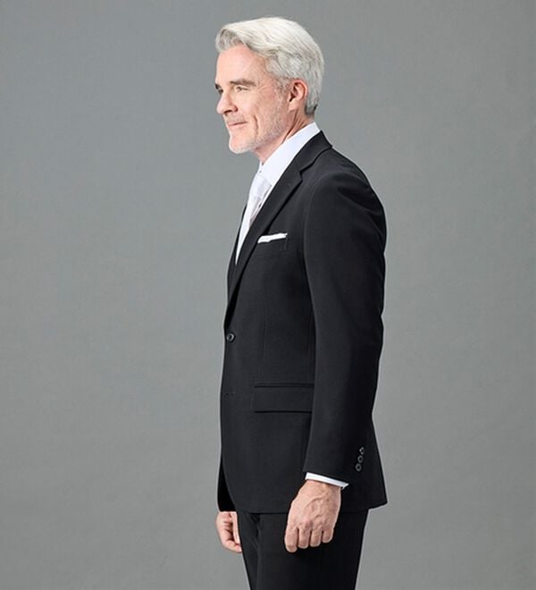 「【２点セット】ルナブラックフォーマルスーツ（ビジネスフォーマル）」｜詳細画像