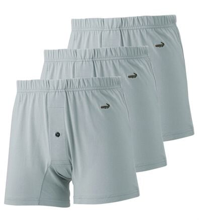 「【３枚組】＜クロコダイル＞綿１００％ニットトランクス（メンズトランクス）」