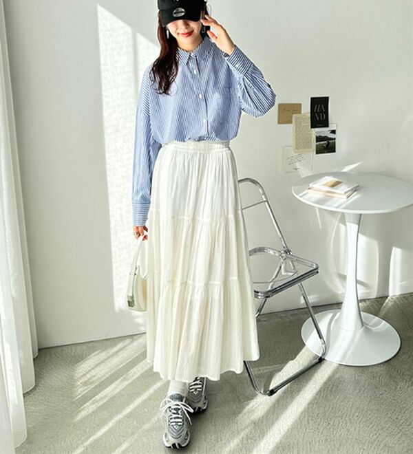 GeeRA（ジーラ）の「アソート柄オーバーサイズシャツ（シャツ）」｜詳細画像