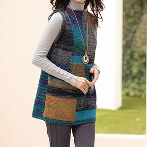 日本製 泉州産パッチワークベスト - ベルーナ【公式】 