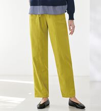 BELLUNA（ベルーナ）の「綿１００％やわらかゆるパンツ（フルレングスパンツ）」