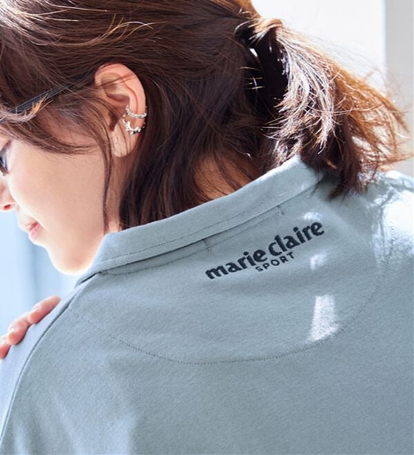 Viola e Viola（ヴィオラ エ ヴィオラ）の「【ｍａｒｉｅ　ｃｌａｉｒｅ　ＳＰＯＲＴ】スキッパーポロチュニック（チュニック）」｜詳細画像