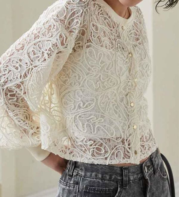 RANAN（ラナン）の「シアーレースカーディガン（その他カーディガン）」｜詳細画像