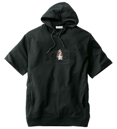 「ハッシュパピー　ロゴパーカーＴシャツ（メンズパーカー）」