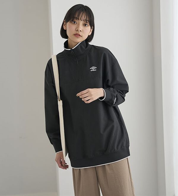 BELLUNA（ベルーナ）の「＜ｕｍｂｒｏ＞ハーフジッププルオーバー（カットソー）」｜詳細画像