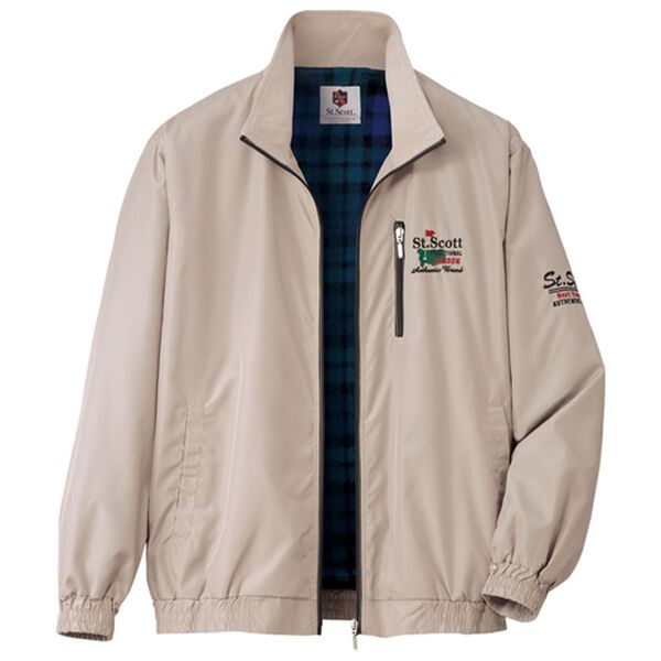 「【３枚組】ブランドデザイン裏フリースブルゾン（メンズブルゾン）」｜詳細画像