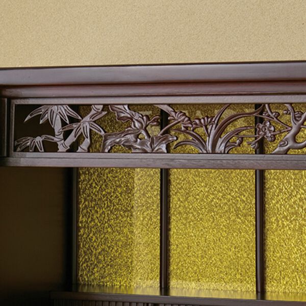 「四君子透かし彫り仏壇２（仏壇・仏具）」｜詳細画像