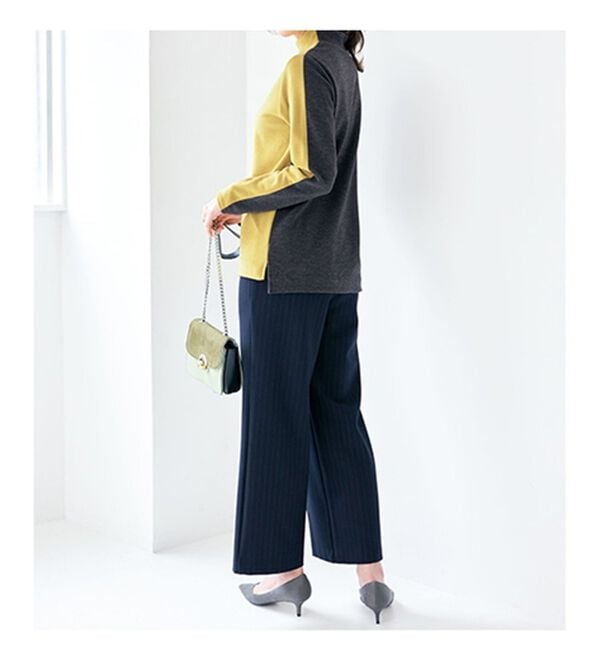 VINNO（ヴィノ）の「日本製＜ＭＩＰ＞コットン混配色プルオーバー（カットソー）」｜詳細画像