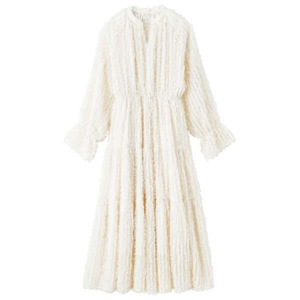 RANAN（ラナン）の「フェアリージャカードワンピース（その他ワンピース）」｜オフホワイト