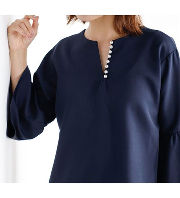 GeeRA（ジーラ）の「パールデザインセットアップ（パンツスーツ）」｜詳細画像