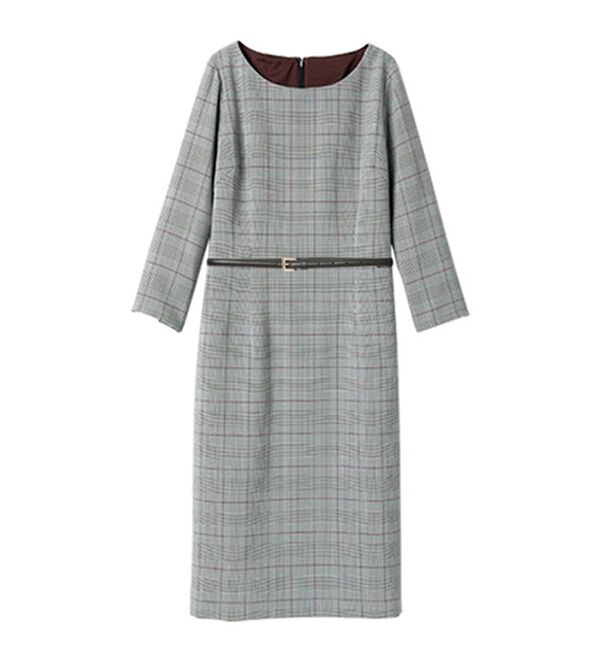 RANAN（ラナン）の「洗える！ベルト付タイトワンピース（その他ワンピース）」｜詳細画像