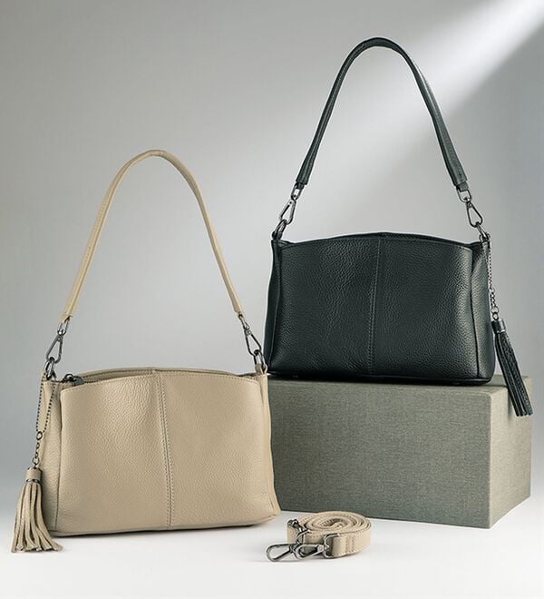 BELLUNA（ベルーナ）の「牛革多収納２ＷＡＹ手提げ（ショルダーバッグ）」｜詳細画像