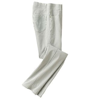 ルフラン（ルフラン）の「毎日はきたくなる！ストレッチパンツ（フルレングスパンツ）」｜ストライプ