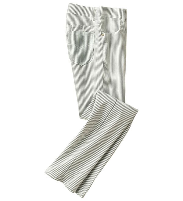 ルフラン（ルフラン）の「毎日はきたくなる！ストレッチパンツ（フルレングスパンツ）」｜ストライプ