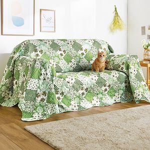 「華やかなパッチワーク調マルチカバー（ソファーカバー）」｜詳細画像