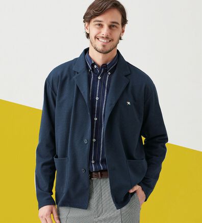 「＜アーノルド　パーマー＞ミラノリブカーディガンジャケット（メンズカーディガン）」