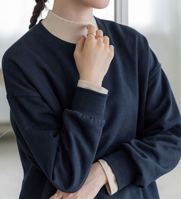 BELLUNA（ベルーナ）の「もちもちニットゆったり快適チュニック（チュニック）」｜詳細画像