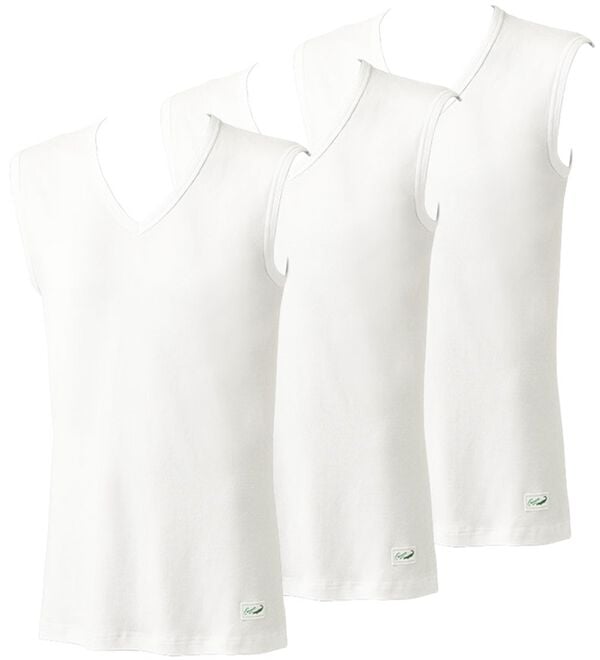 「【３枚組】＜クロコダイル＞夏用さらっと着心地の綿１００％インナー（メンズ肌着・インナーウェア）」｜詳細画像