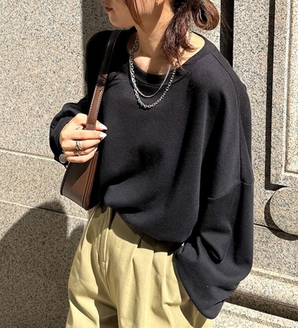 RANAN（ラナン）の「オーバーサイズスウェットＴ（カットソー）」｜詳細画像