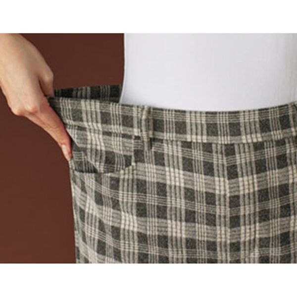 BELLUNA（ベルーナ）の「ニットジャガード裏起毛セミワイドパンツ（ワイドパンツ・ガウチョ）」｜詳細画像