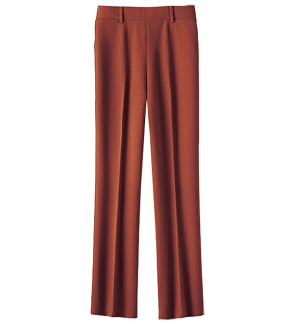 BELLUNA（ベルーナ）の「ジョーゼット素材フレアーパンツ（フルレングスパンツ）」｜詳細画像