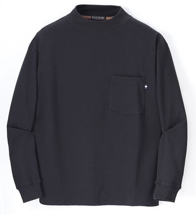 「肌側しっとりなめらか吸湿発熱ハイネック（メンズＴシャツ）」