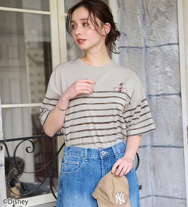 「＜Ｄｉｓｎｅｙ＞綿混素材ゆるっとＴシャツ（カットソー）」｜詳細画像