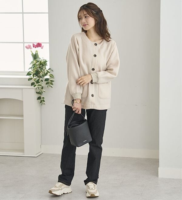 BELLUNA（ベルーナ）の「毎日着られる！快適フリースジャケット（セットアップ）」｜詳細画像