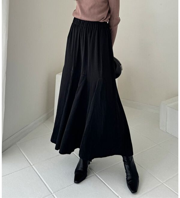 GeeRA（ジーラ）の「切替フレアーロングスカート（ロングスカート）」｜詳細画像