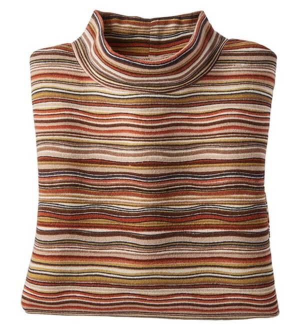 BELLUNA（ベルーナ）の「ふんわり華やぎチュニック（チュニック）」｜ボーダー柄