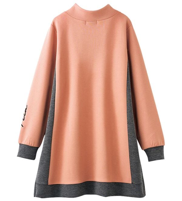 BELLUNA（ベルーナ）の「＜ＦＩＬＡ＞配色切替チュニックワンピース（チュニックワンピース）」｜詳細画像