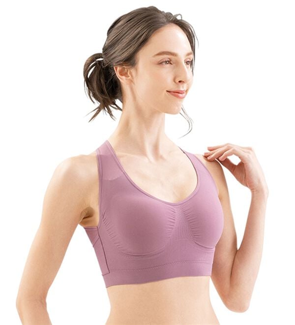 「【２枚組】猫背をケアするメッシュブラ同色２枚組（ブラジャー）」｜詳細画像